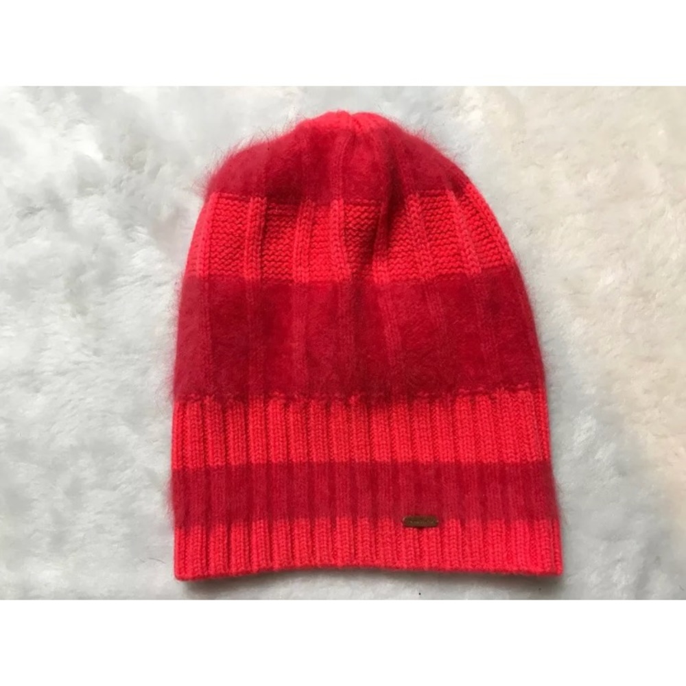 Free People Pink Stripe Rabbit Hair Angora